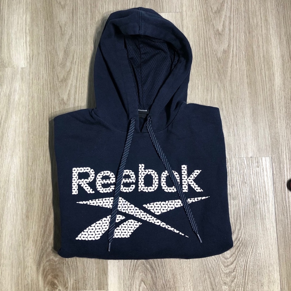 Reebok Navy blue hoodie size medium